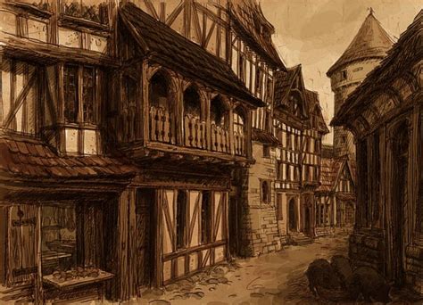 villages in medieval times